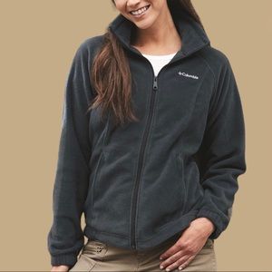 NWOT Columbia Black Fleece Jacket